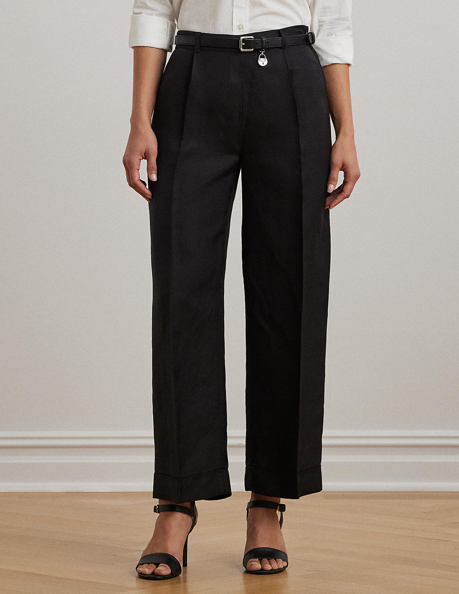 Pantalón de vestir straight para mujer Pantalón de vestir straight para mujer