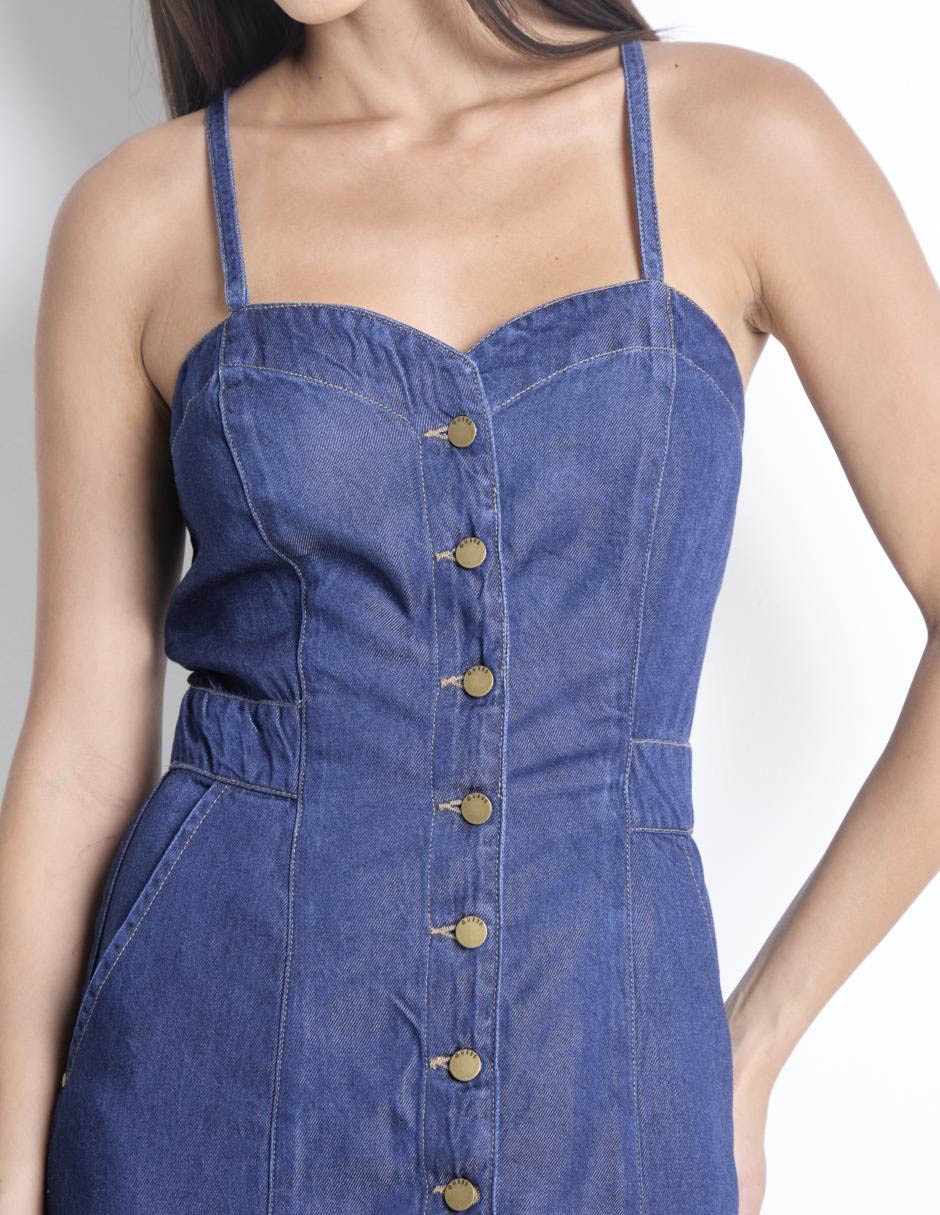 Vestido midi casual para mujer 4