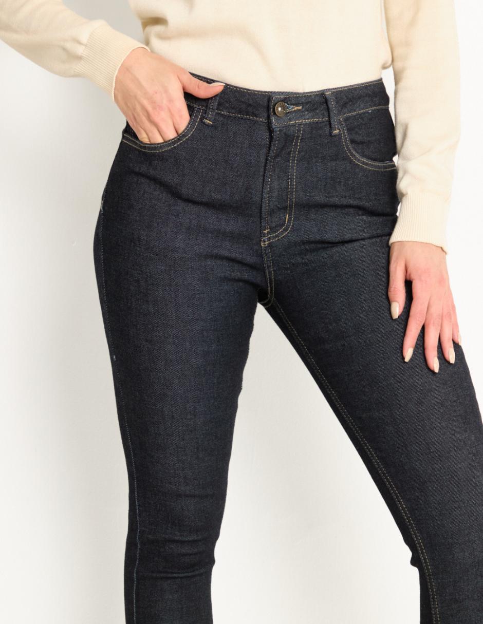 Jeans skinny Ivonn corte cintura para mujer 4
