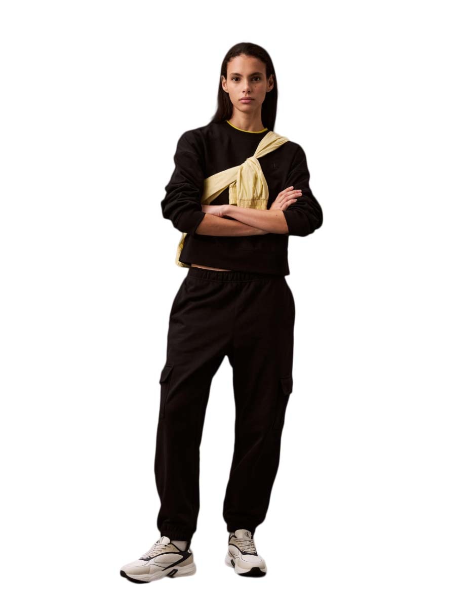 Pants regular con agujeta para mujer