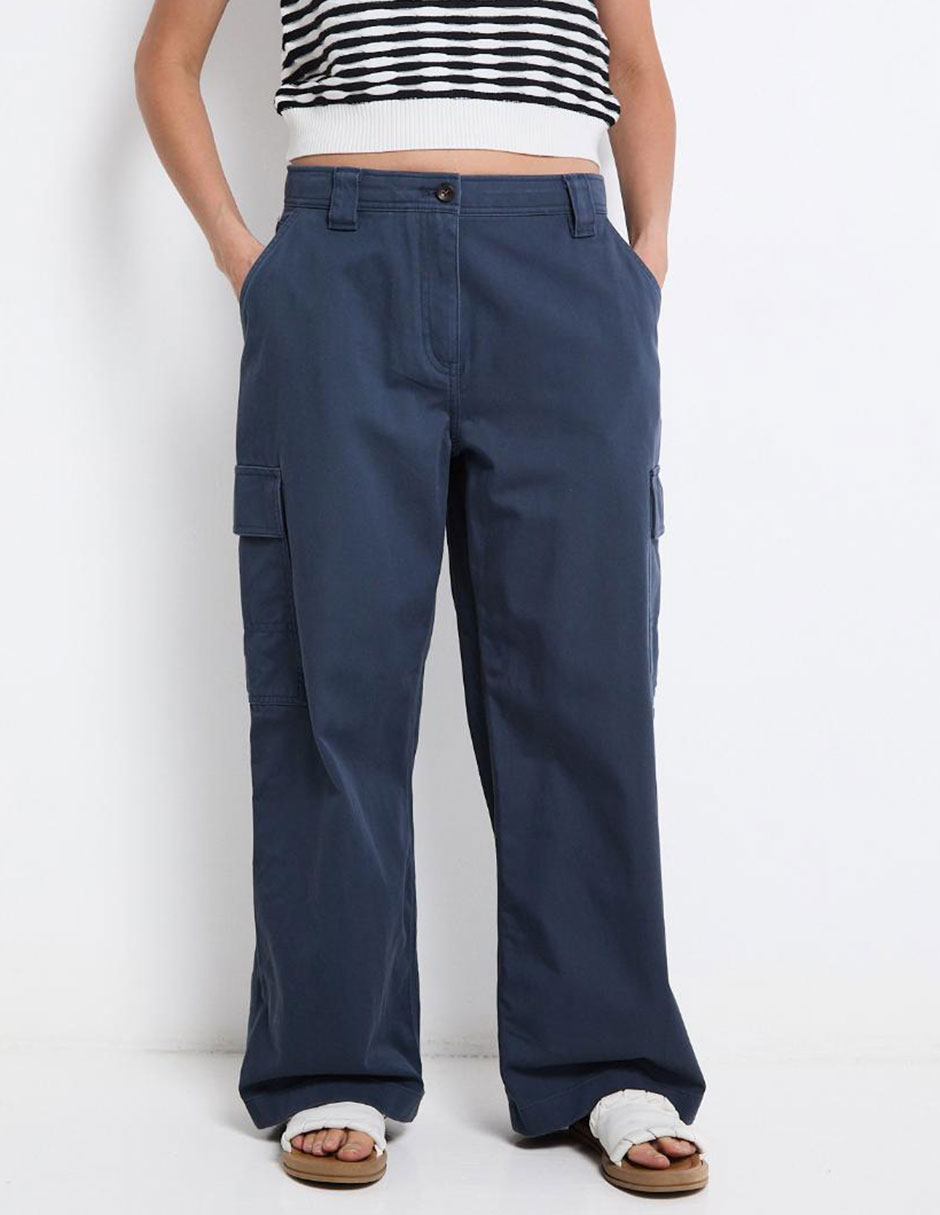 Pantalón cargo relajado para mujer 1