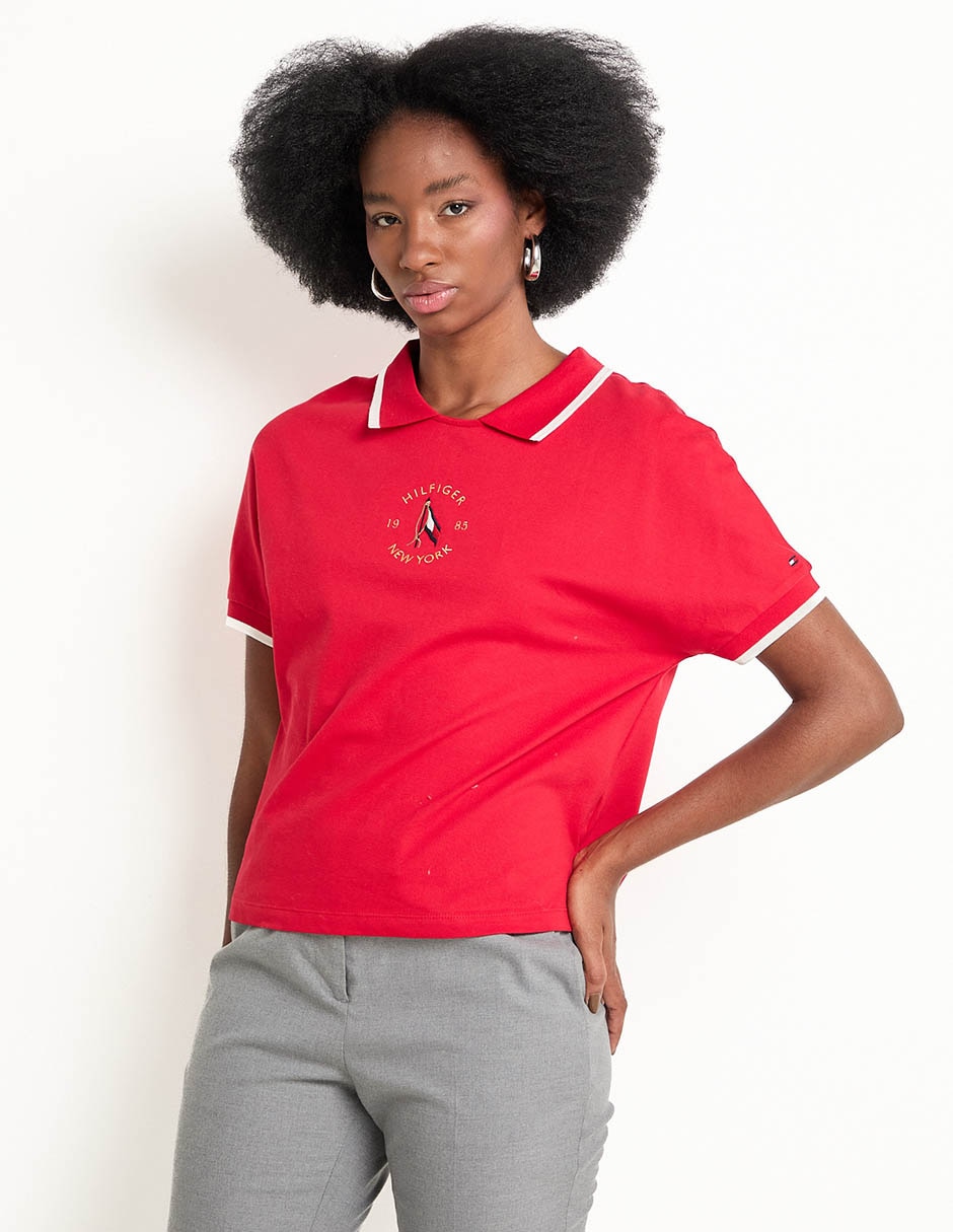 Camiseta Blusas De Tommy Hilfiger Camiseta Manga Blusas Manga