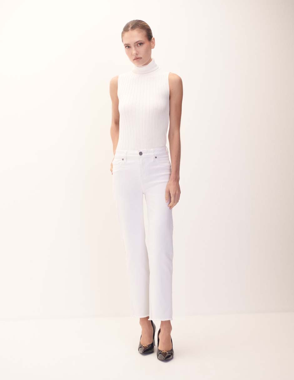 Jeans straight para mujer 3
