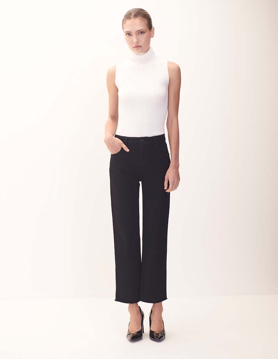 Jeans straight para mujer 2
