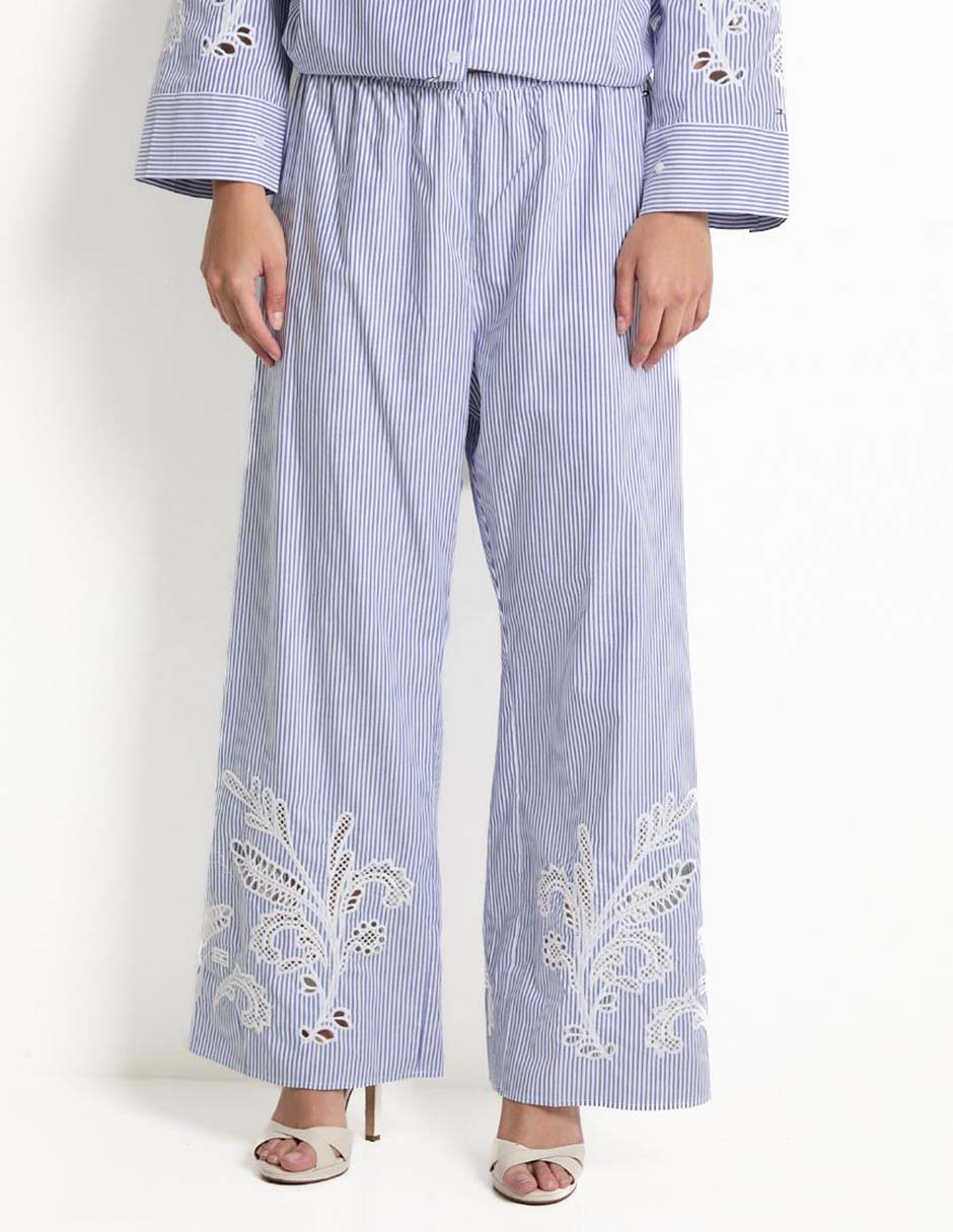 Pantalón relaxed amplio para mujer 1