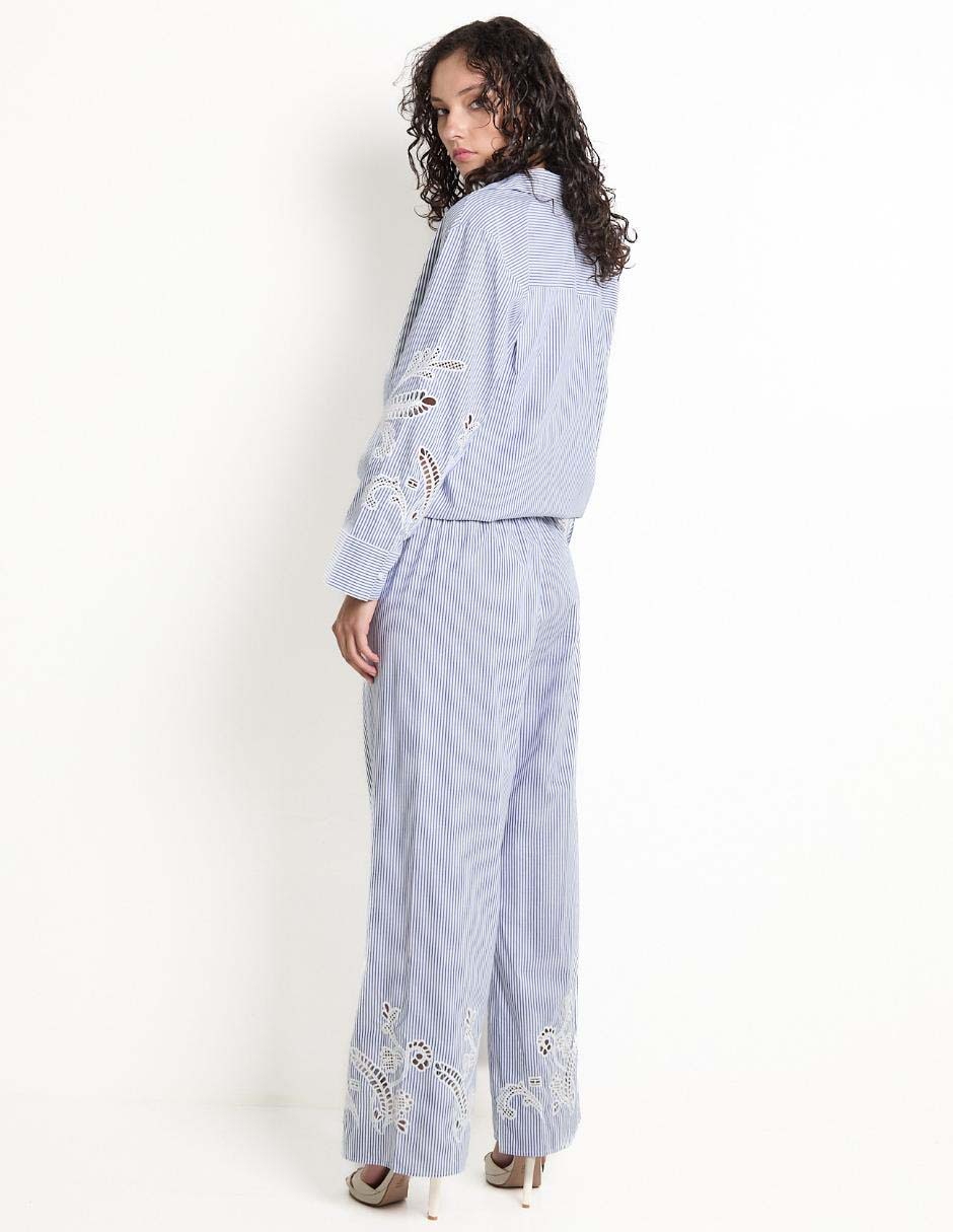 Pantalón relaxed amplio para mujer 2