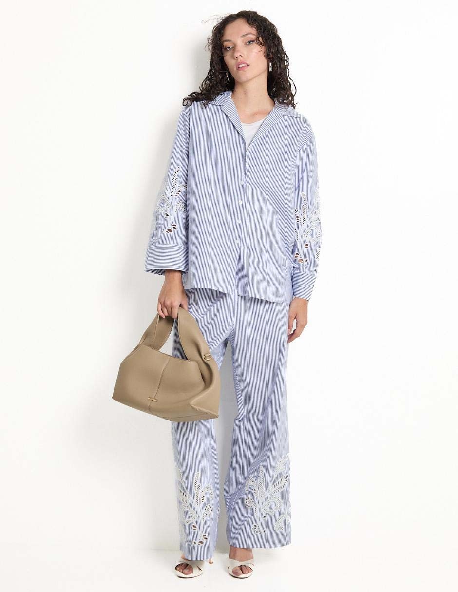 Pantalón relaxed amplio para mujer 3