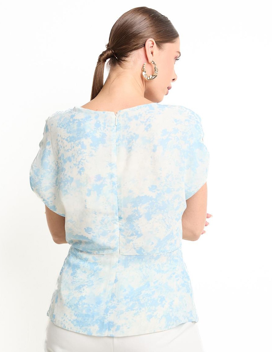 Blusa manga corta para mujer 2