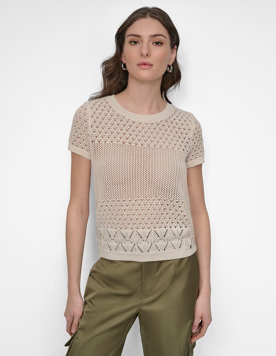 Blusa Dkny Jeans manga corta para mujer