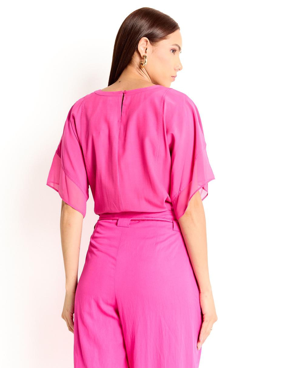Blusa manga al codo para mujer 2