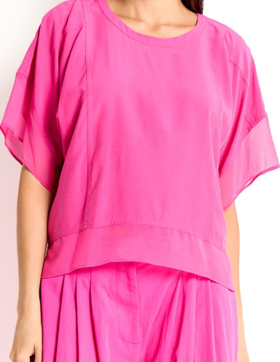 Blusa manga al codo para mujer 5
