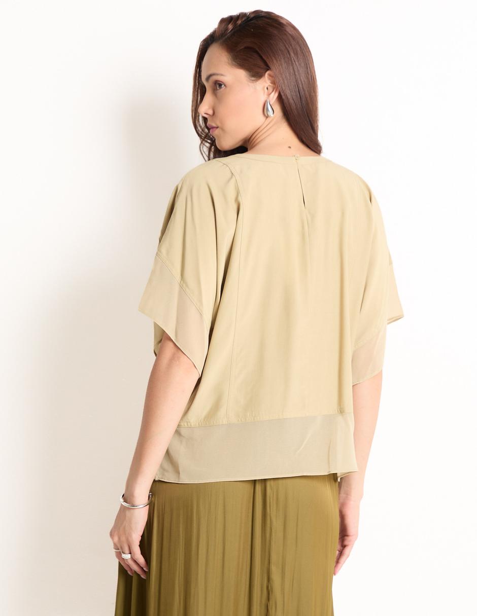 Blusa manga corta para mujer 2
