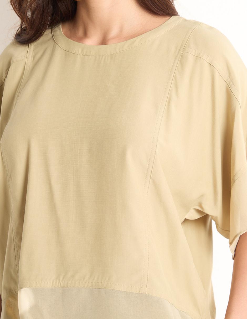 Blusa manga corta para mujer 4