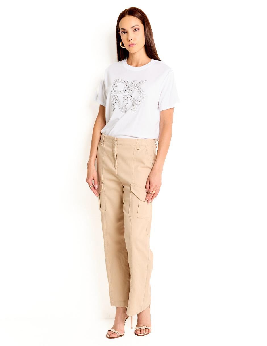 Playera manga corta cuello redondo para mujer 3