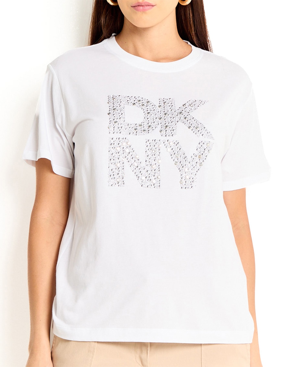 Playera manga corta cuello redondo para mujer 5