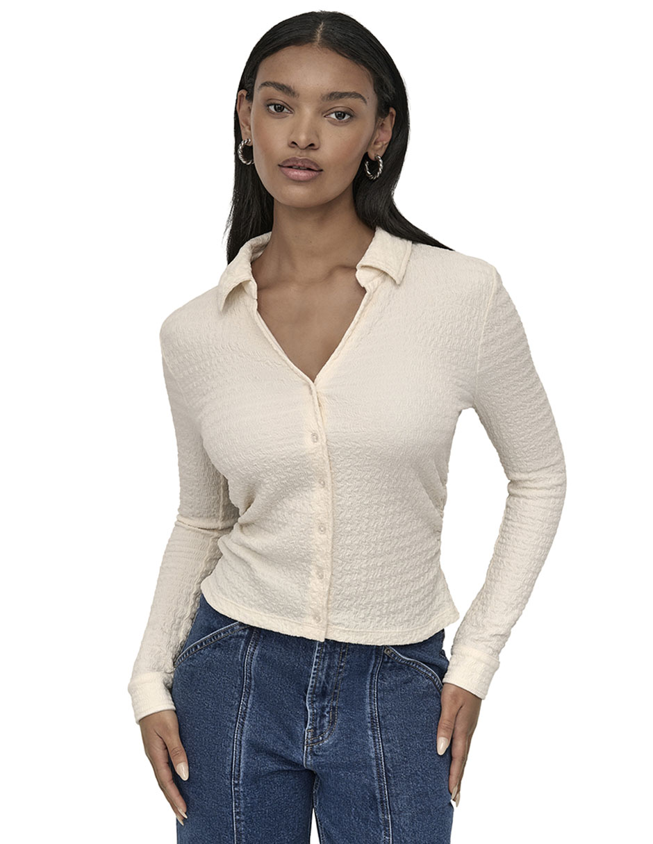 Blusa Dkny Jeans manga larga para mujer Liverpool