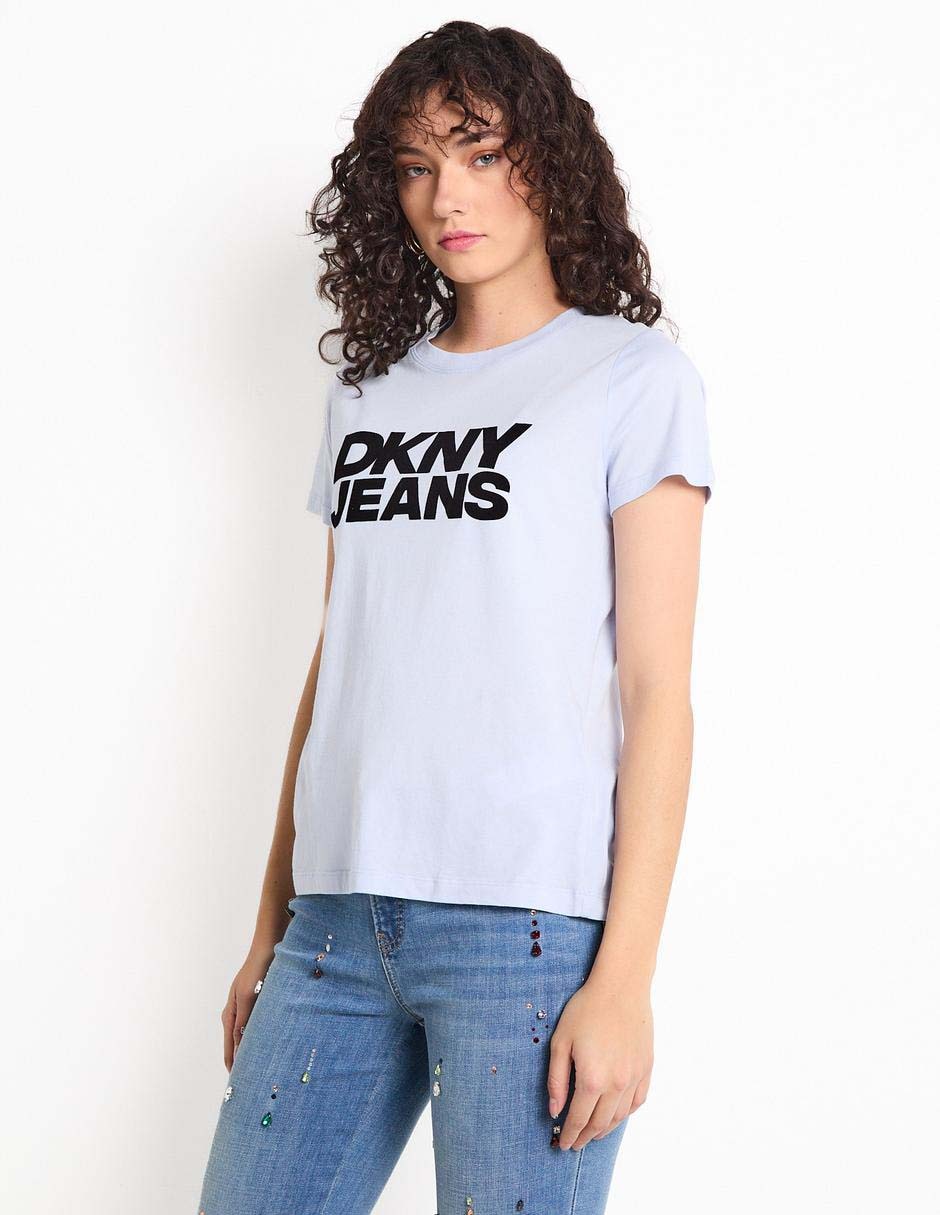 Playera manga corta cuello redondo para mujer Playera manga corta cuello redondo para mujer