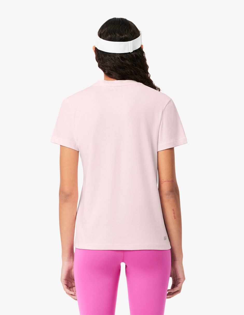 Playera manga corta cuello redondo para mujer 3