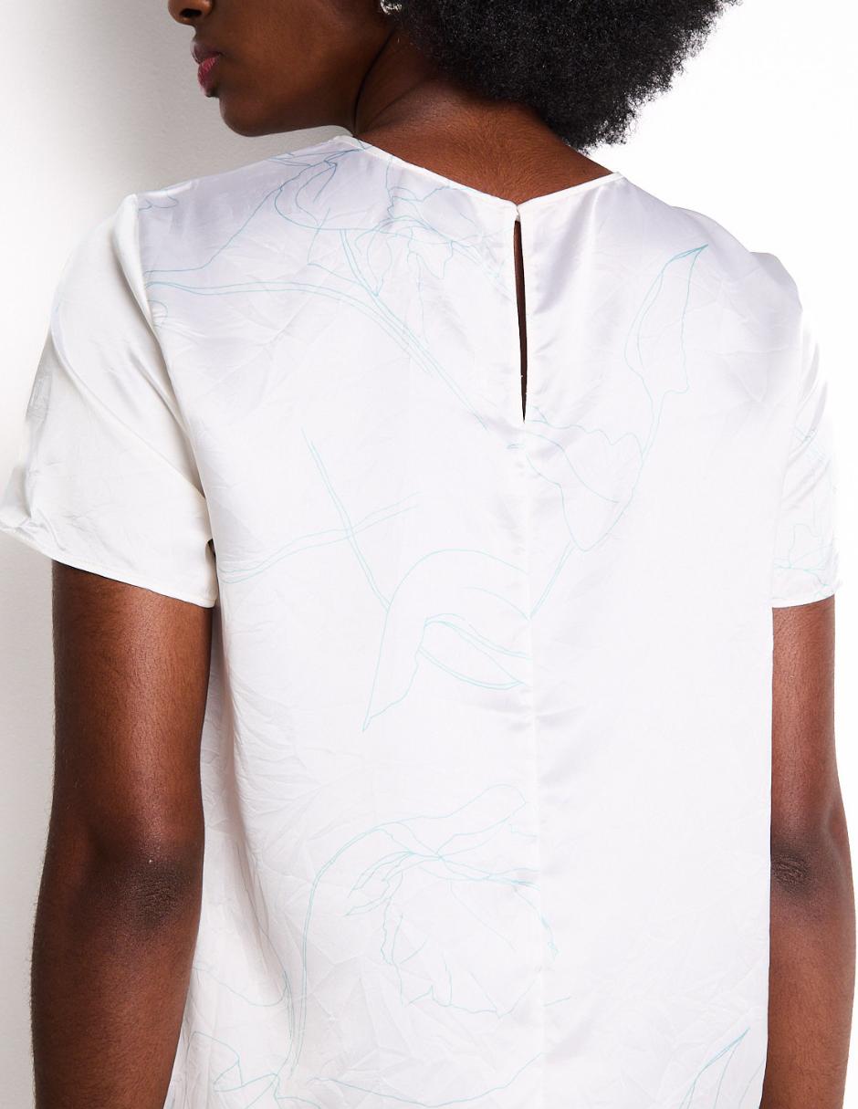 Blusa manga corta para mujer 5