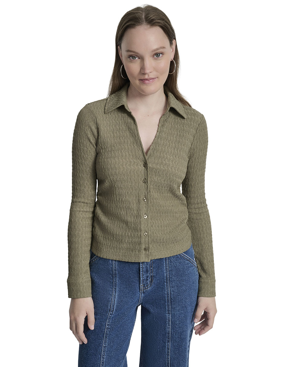 Blusa Dkny Jeans manga larga para mujer