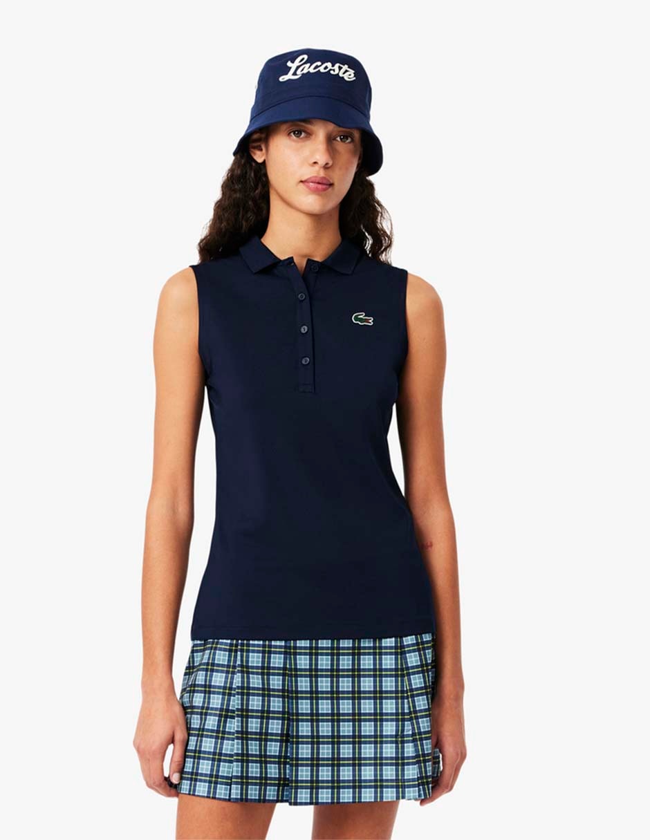 Playera tipo polo para mujer
