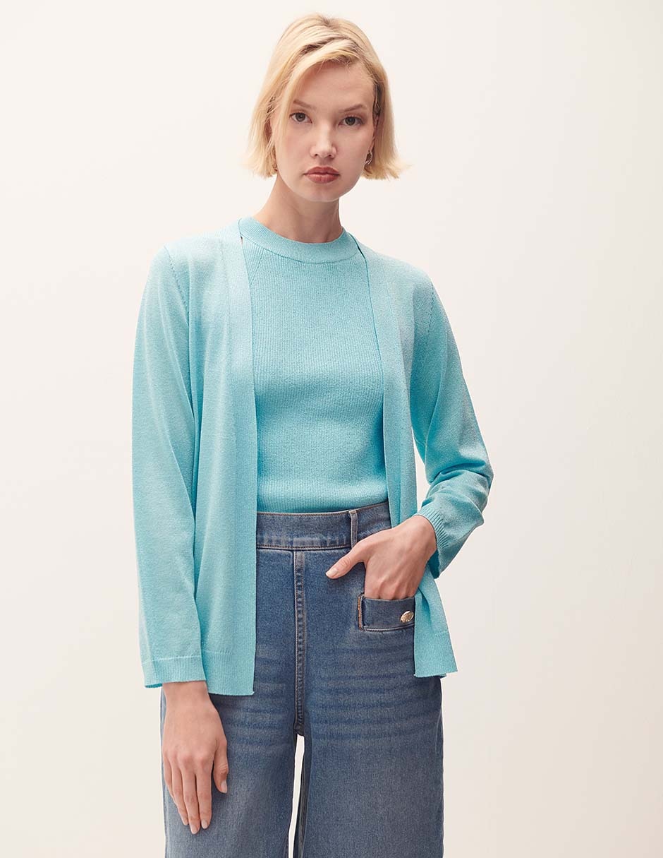 Suéter cuello simulado para mujer Suéter cuello simulado para mujer