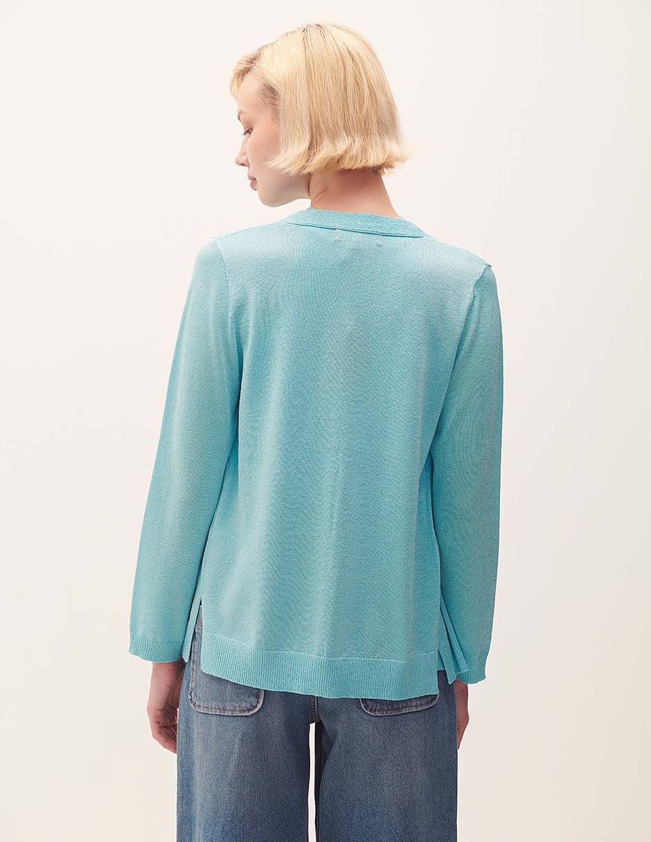 Suéter cuello simulado para mujer 2