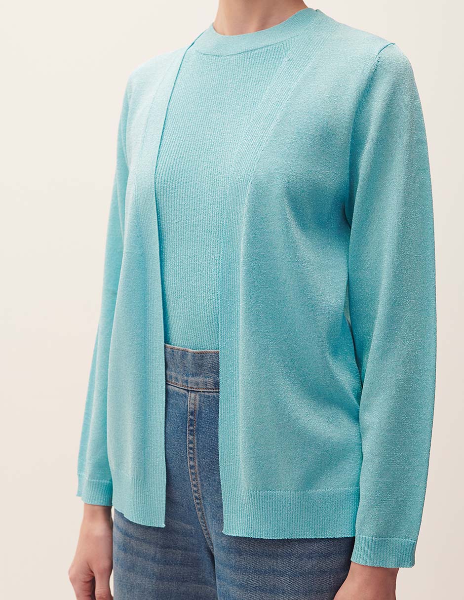 Suéter cuello simulado para mujer 3