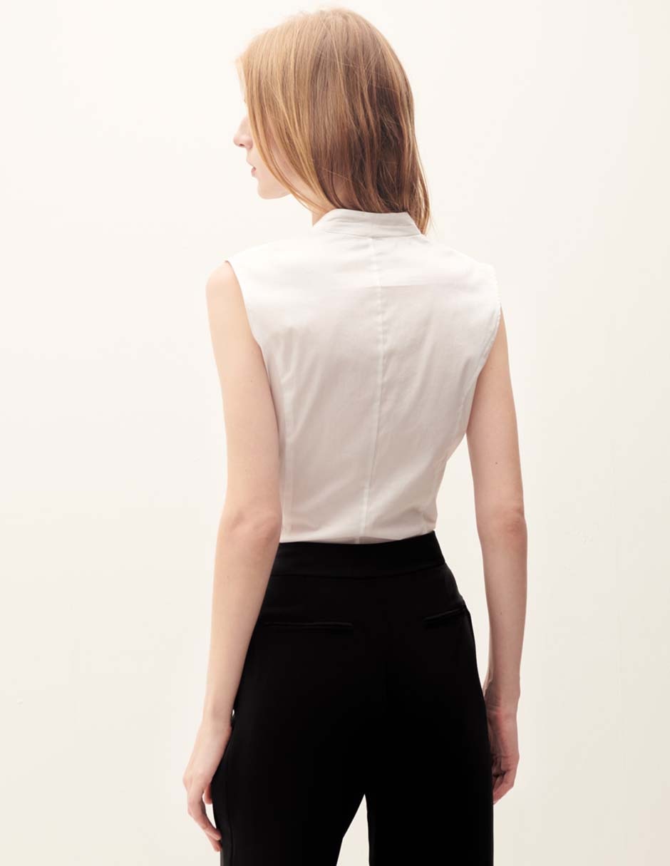 Blusa sin manga para mujer 2