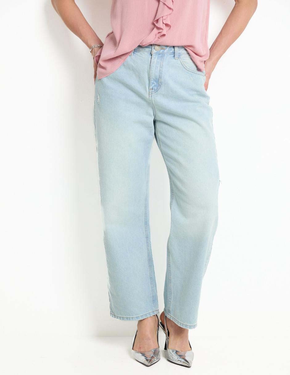 Jeans straight para mujer