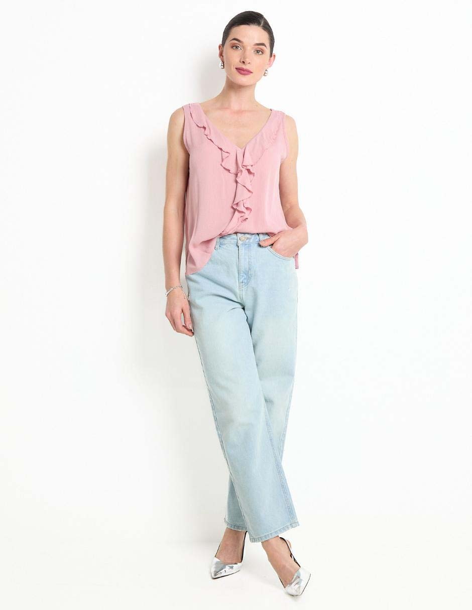 Jeans straight para mujer 3
