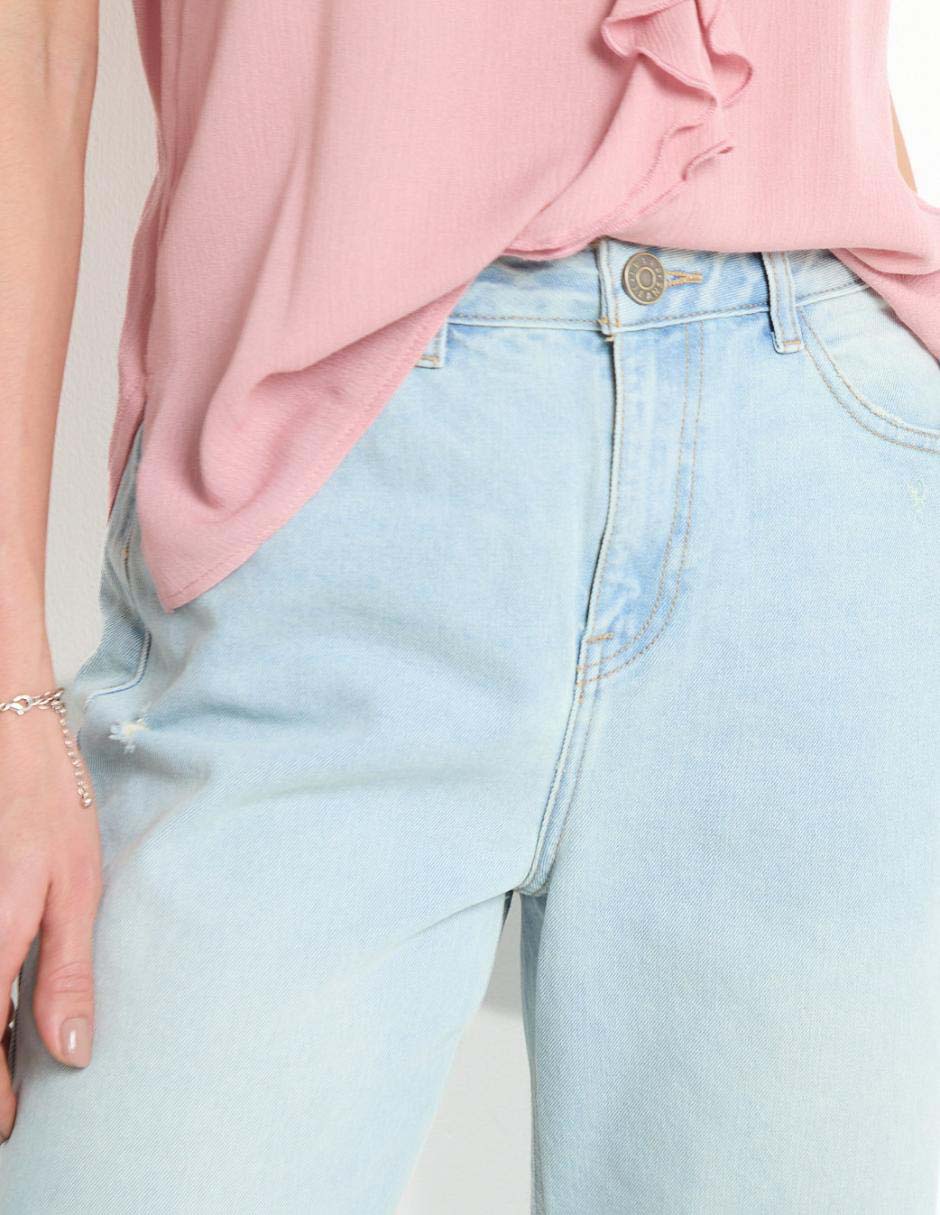 Jeans straight para mujer 4