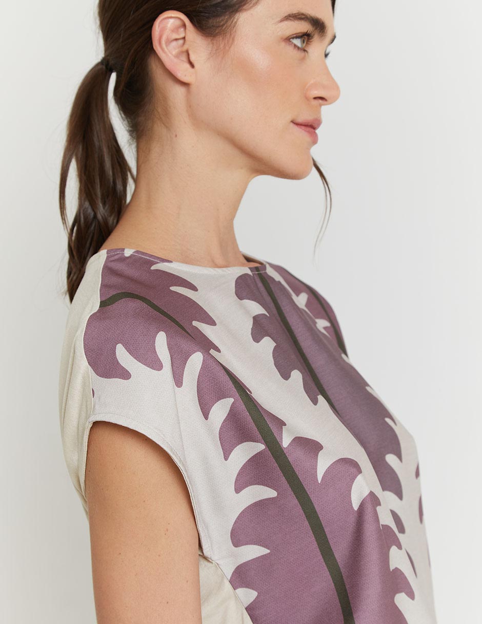 Blusa manga corta para mujer 5