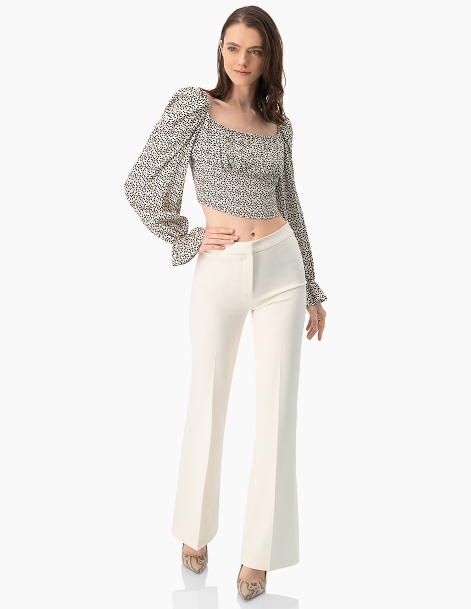 Blusa manga larga para mujer 4