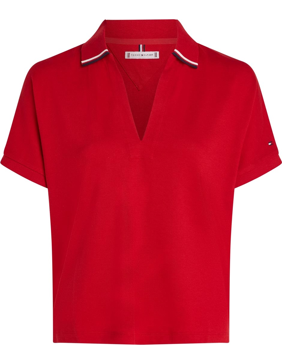 Cuello V Playeras Tommy Hilfiger Dama Playera Dama Playeras De