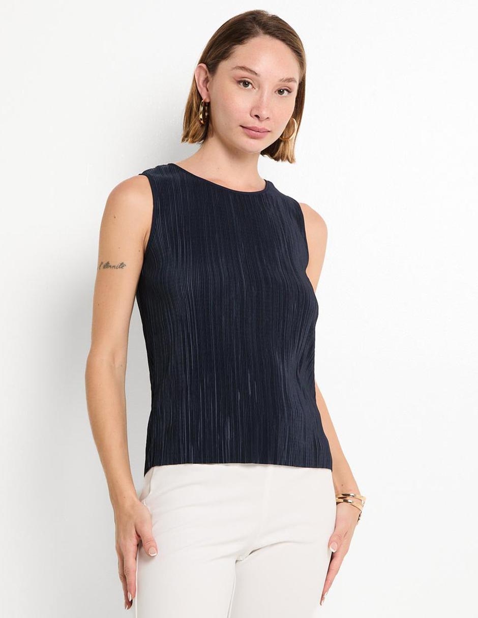 Blusa sin manga para mujer