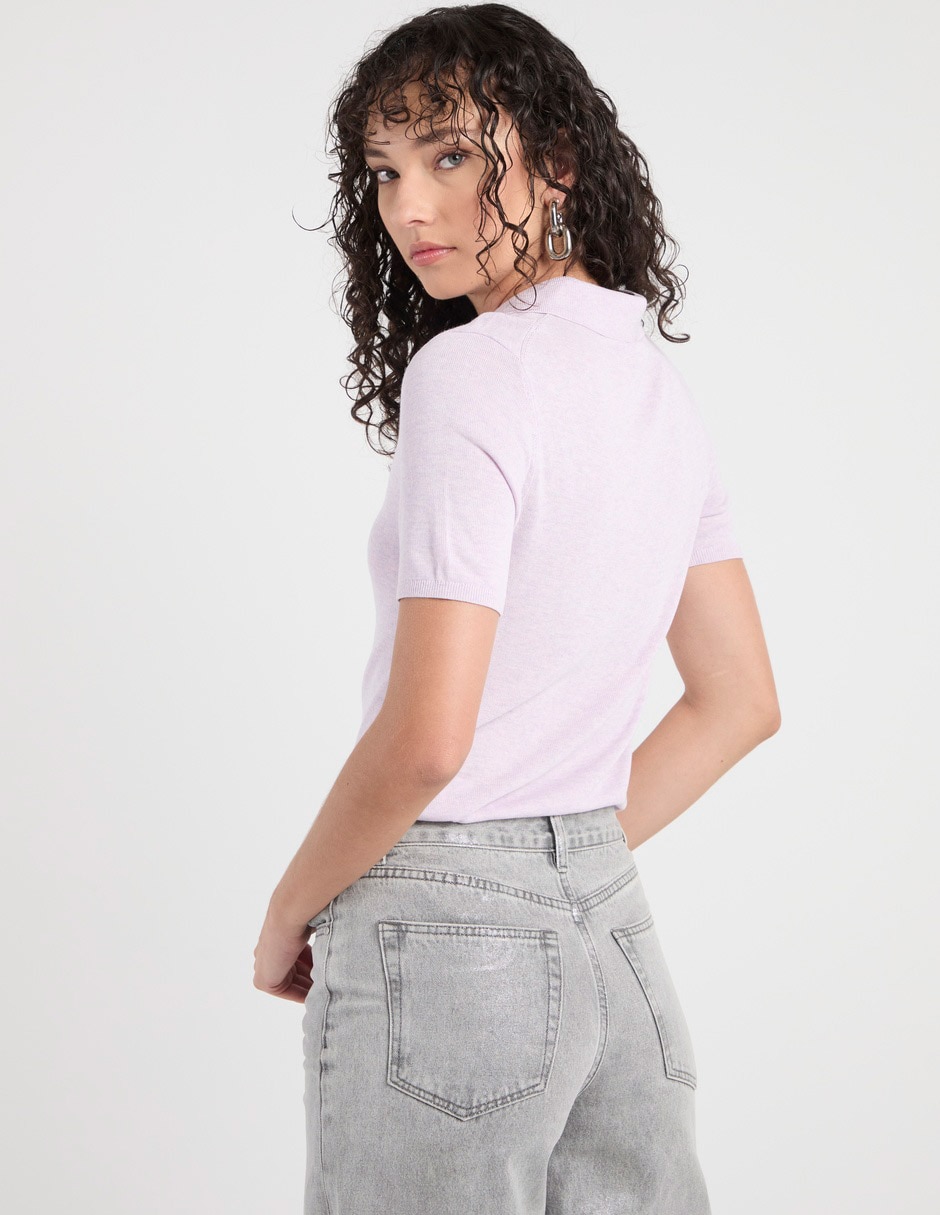 Playera tipo polo para mujer 2