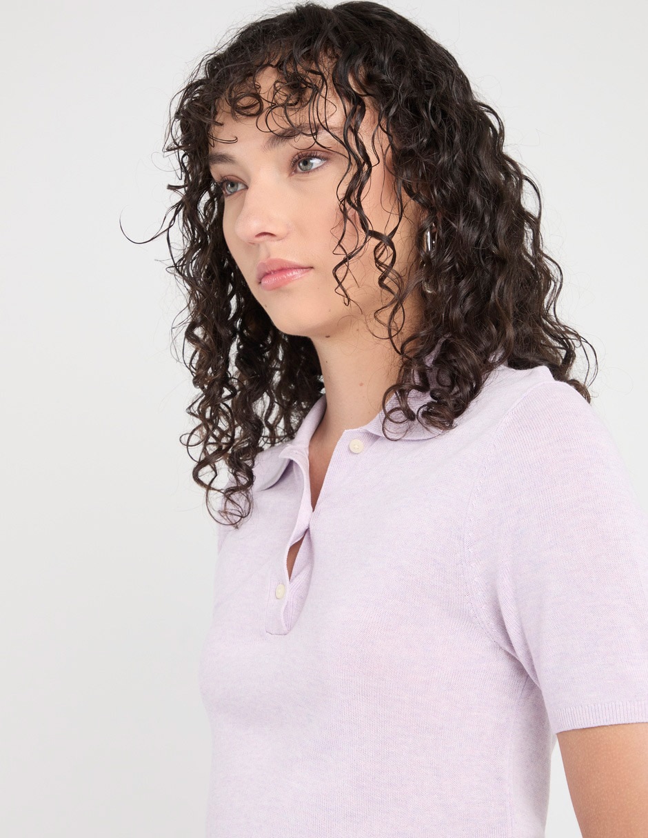 Playera tipo polo para mujer 4