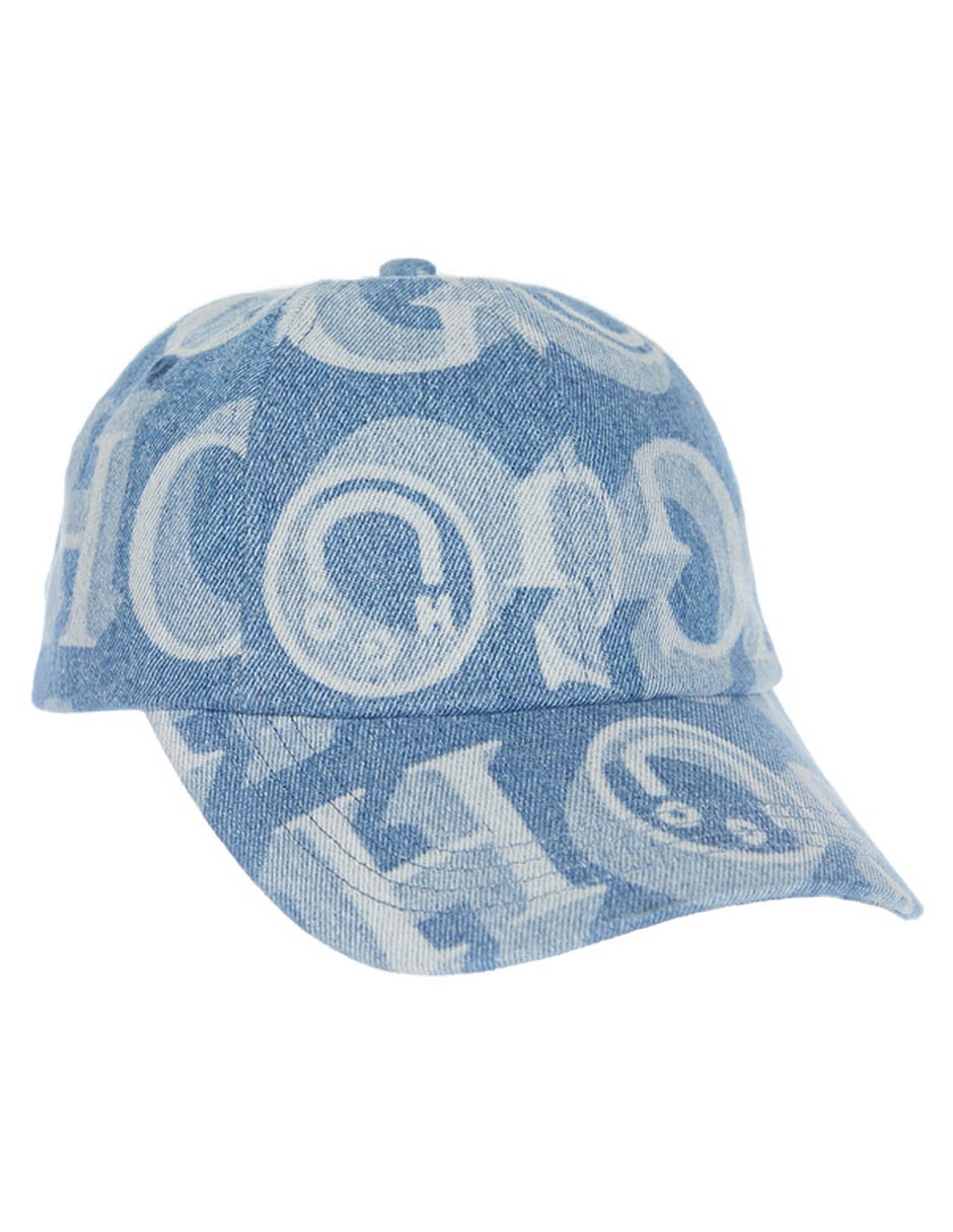 Gorra con visera semicurva velcro casual para mujer