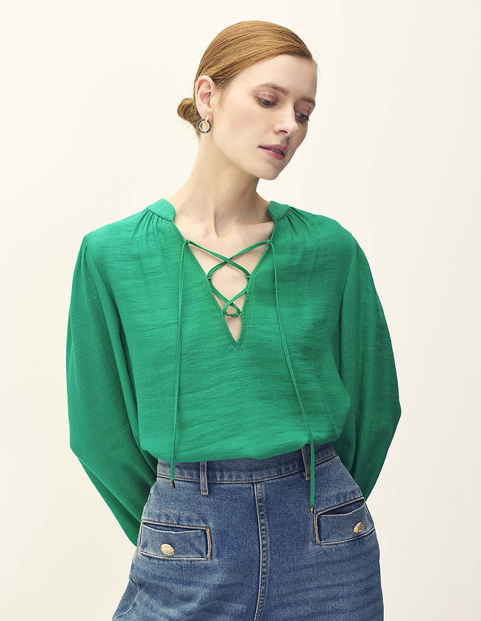 Blusa manga larga para mujer Blusa manga larga para mujer