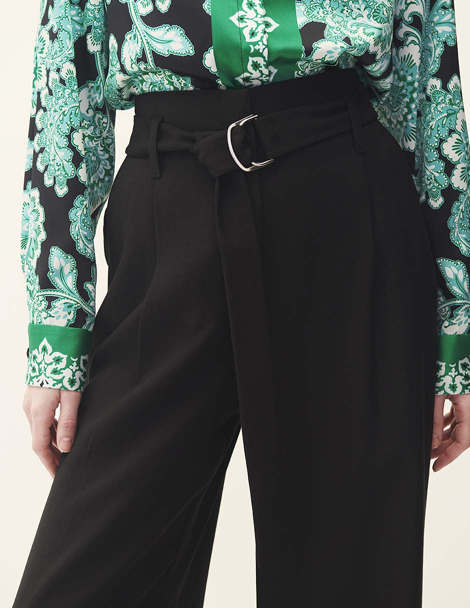 Pantalón relaxed amplio para mujer 2