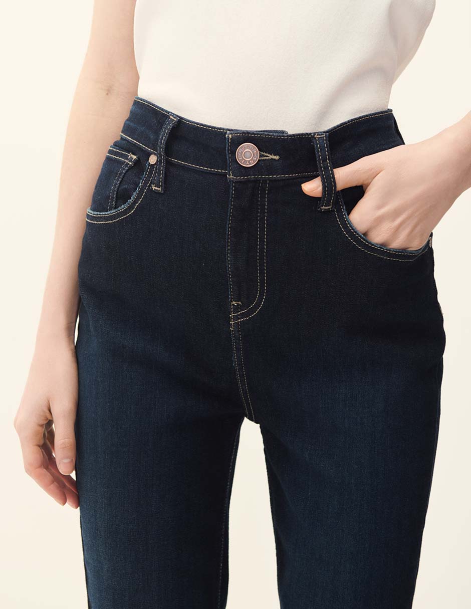 Jeans straight para mujer 4