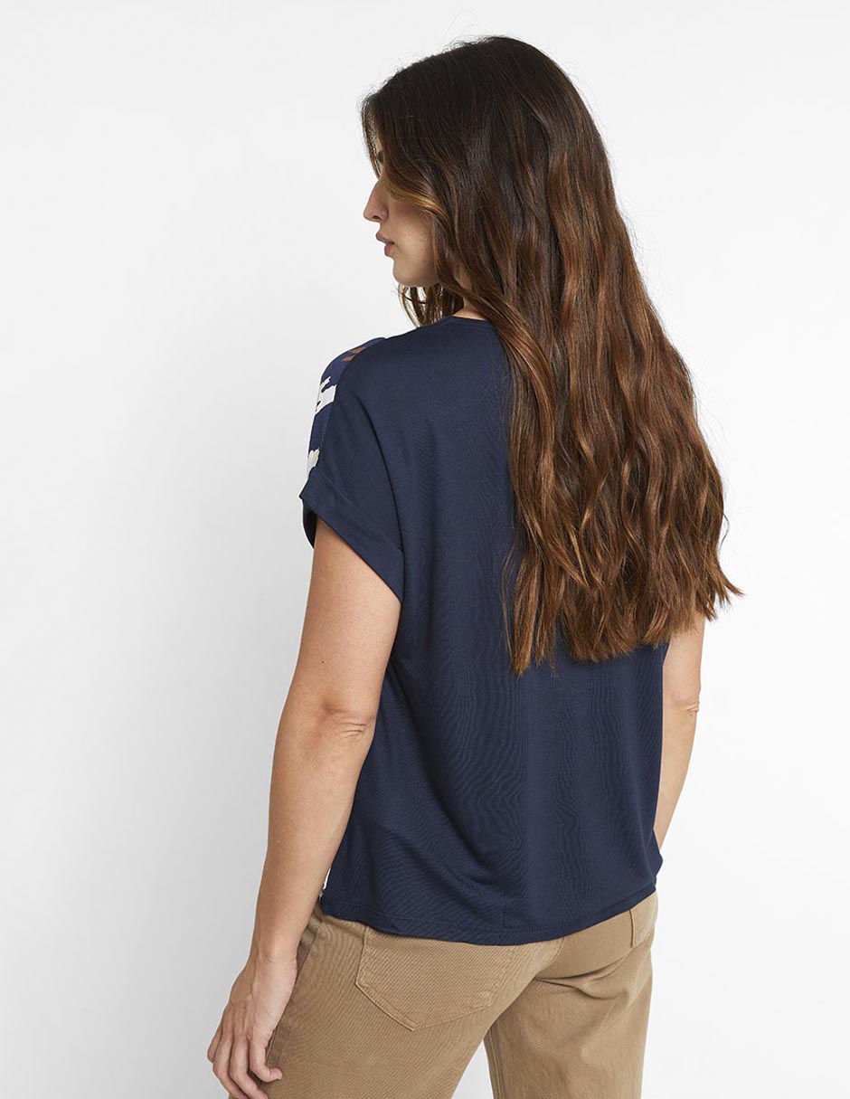 Blusa manga corta para mujer 2
