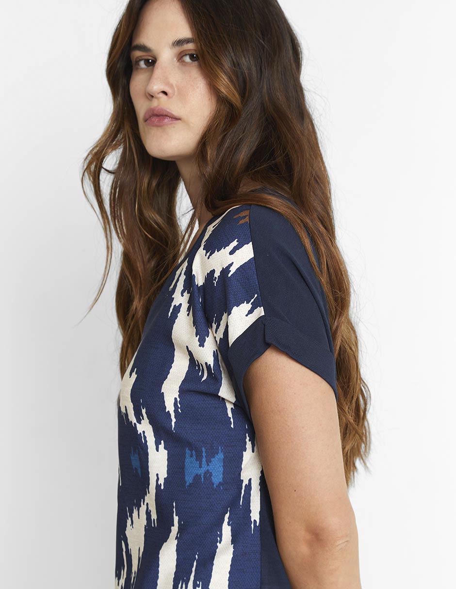 Blusa manga corta para mujer 3