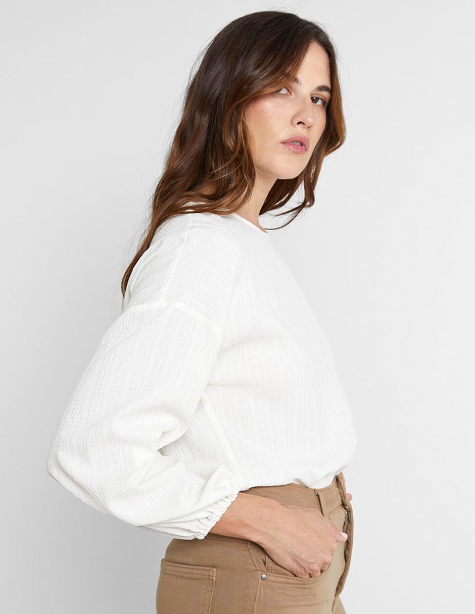 Blusa manga larga para mujer 3