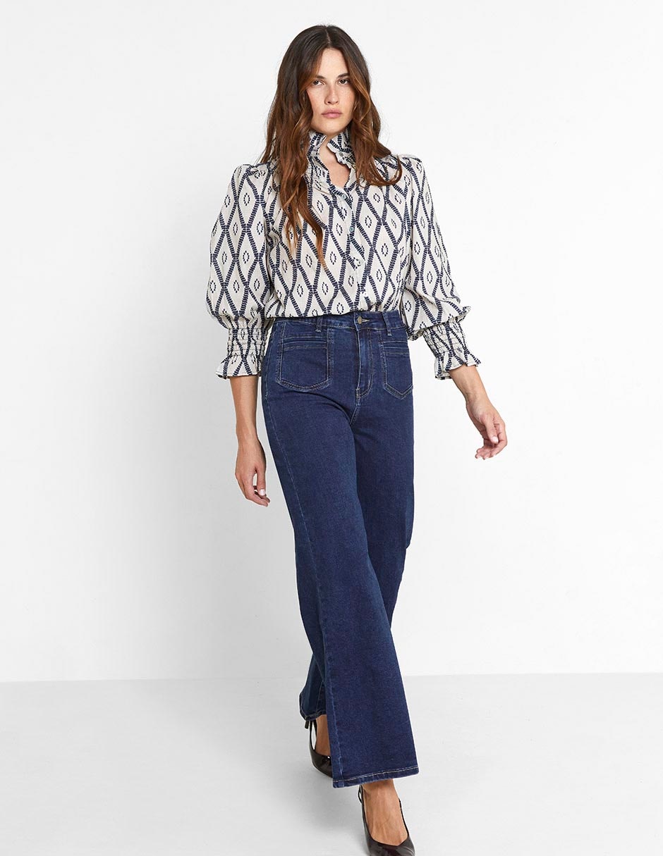 Jeans straight para mujer 5