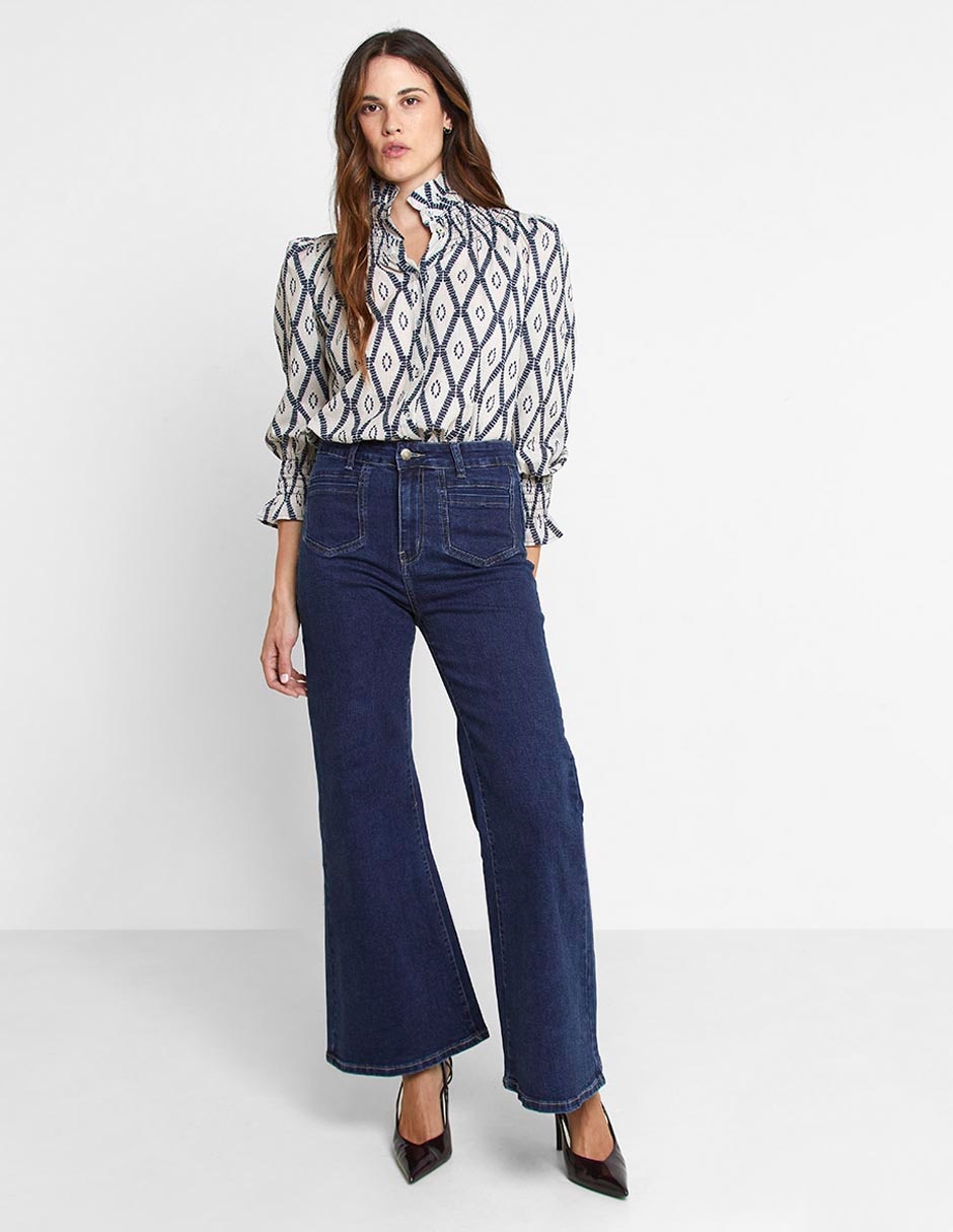 Jeans straight para mujer 6