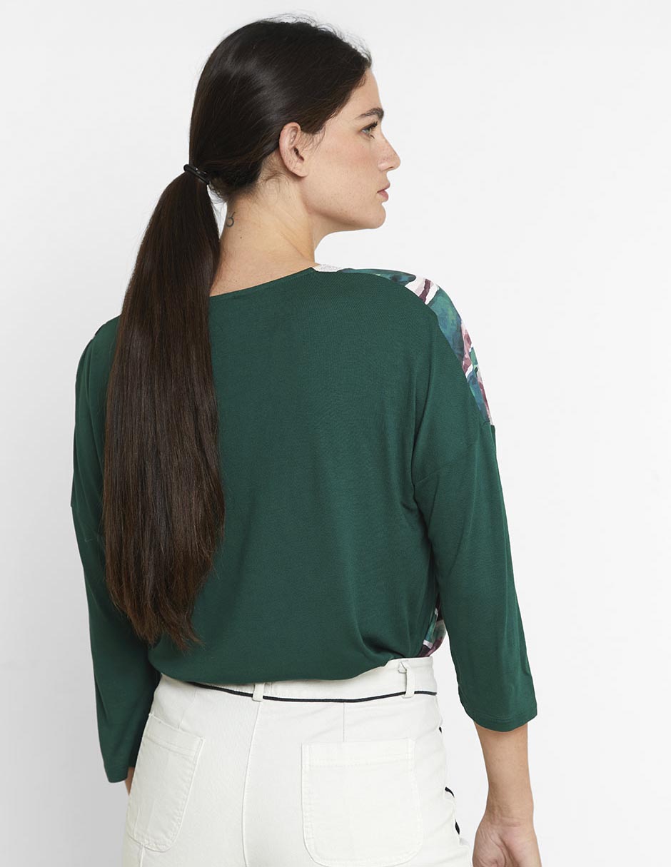Blusa manga 3/4 para mujer 2