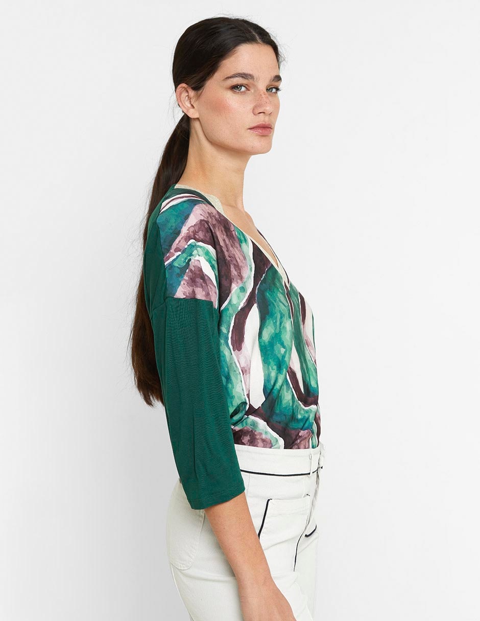 Blusa manga 3/4 para mujer 3