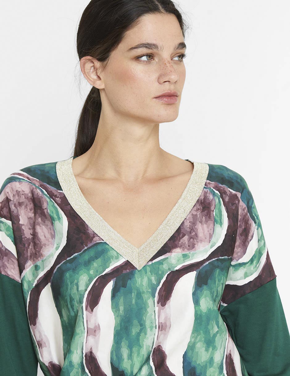 Blusa manga 3/4 para mujer 4